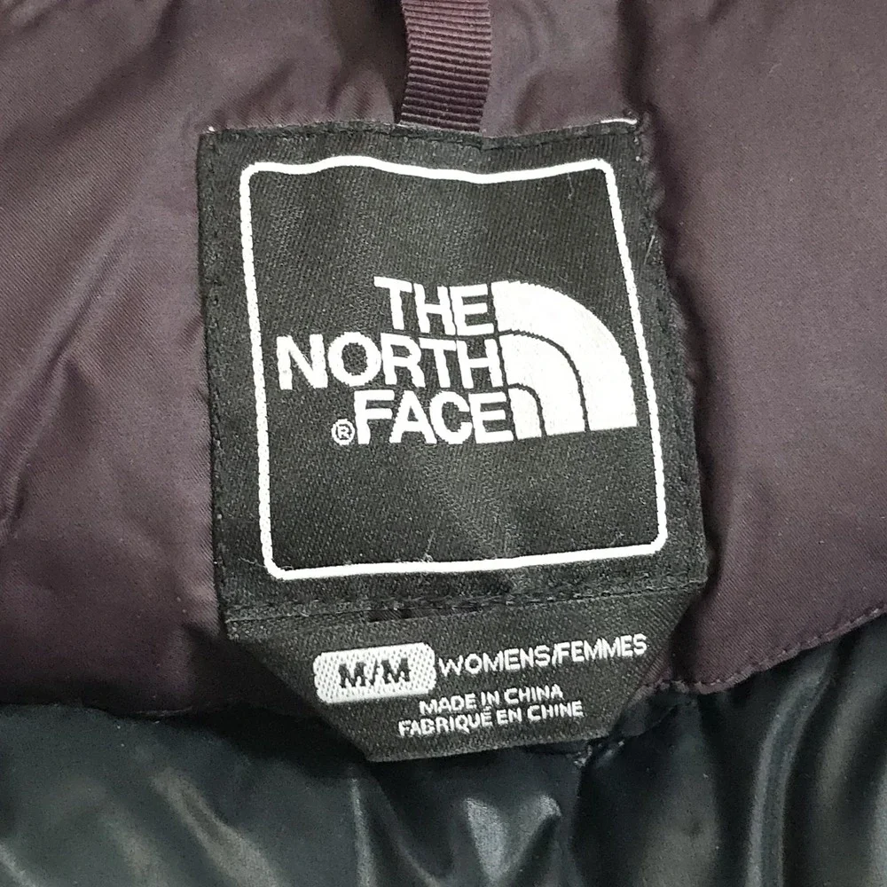 The North Face 700 Gilet Down Body Warmer Sleeveless Vest Womens Sz M Purple EUC